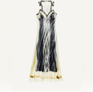 Glenn Martens X H&M Printed Satin Dress